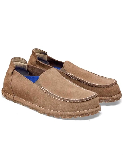 Birkenstock - Utti Suede Leather Sko - Grau Taupe